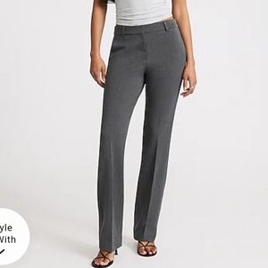 EXPRESS EDITOR Bootcut Gray Pants - 6 - NEW